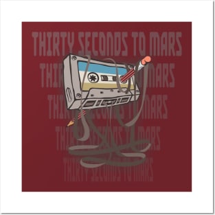 Thirty Seconds To Mars Cassette Posters and Art